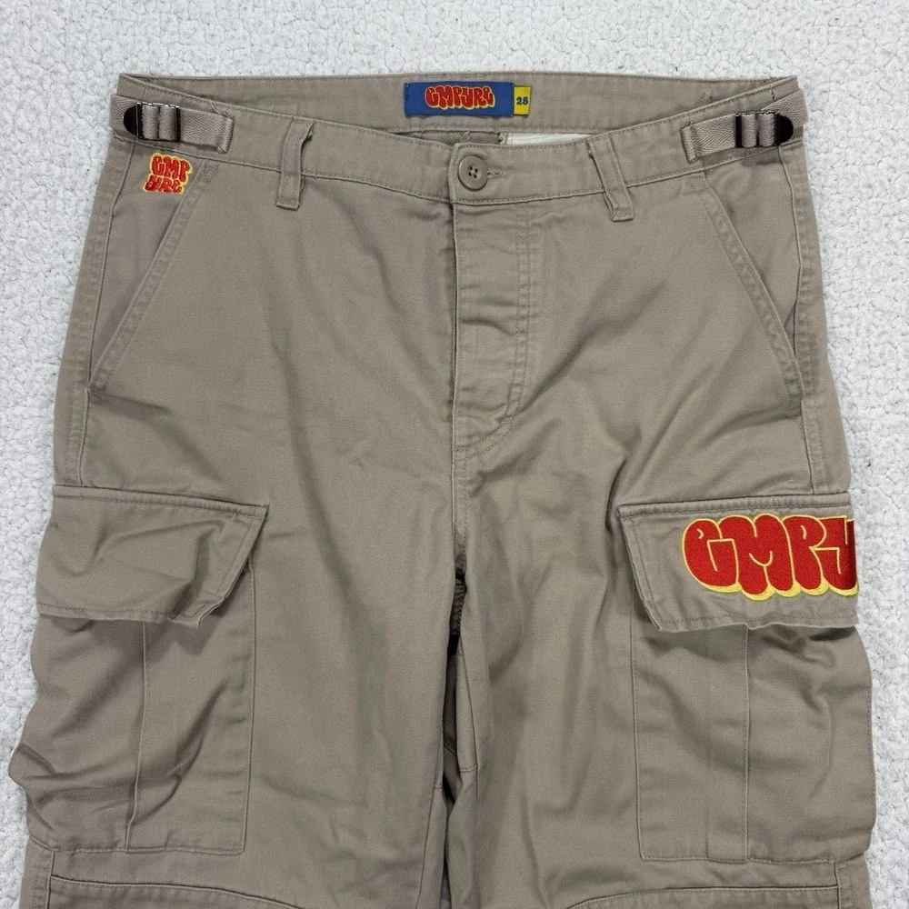 Empyre Relax Cargo Pants Men's 28 (Actual 31x27) Embroidered Skate Y2K